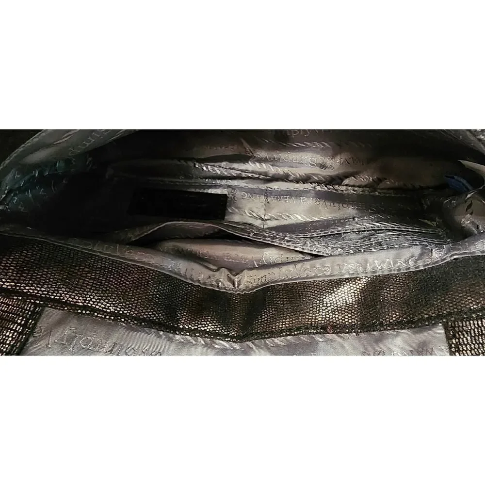 Simply Vera  Wang Sequins Evening Clutch Purse Metallic Accent. - Picture 11 of 13